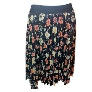 Andi+James floral pleated midi‎ skirt SKUW080
